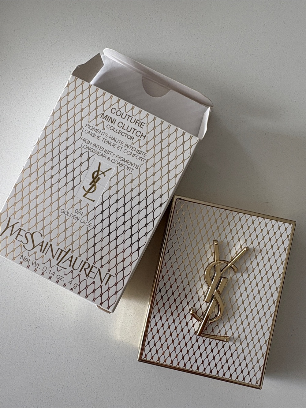 Yves Saint Laurent Sparkling Gold, Bronze, Cocoa & Rose Eyeshadow Quad - Picture 2 of 3